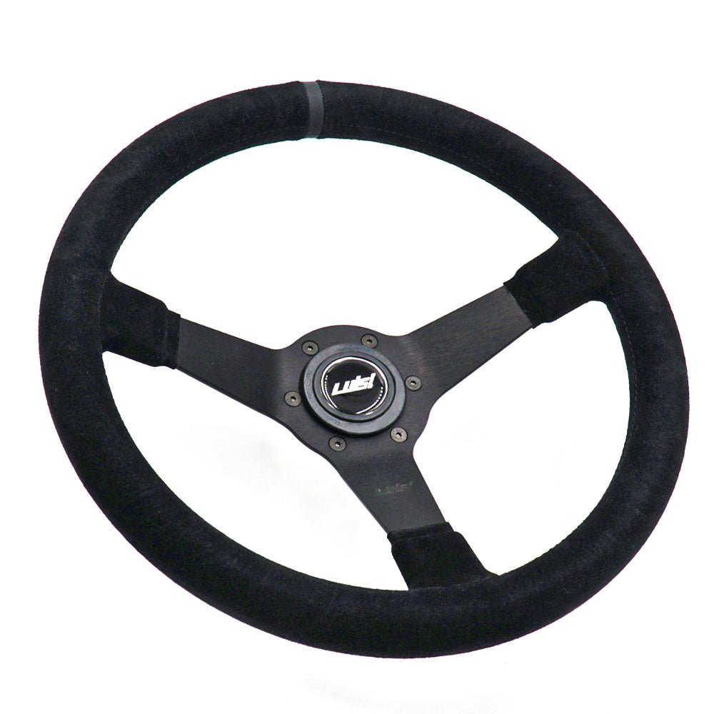 LUISI Mirage Race Sportlenkrad Wildleder Komplettset passend für Audi 80 / 90 / 100 / 200 (geschüsselt / mit TÜV)