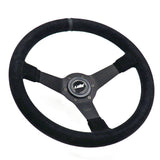 LUISI Mirage Race Sportlenkrad Wildleder Komplettset passend für Renault 5 Alpine Turbo 1982-1988 (geschüsselt / mit TÜV)