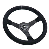 LUISI Mirage Race Sportlenkrad Wildleder Komplettset passend für Porsche 911 bis 08/1989 (geschüsselt / mit TÜV)