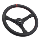 LUISI Mirage Race Sportlenkrad Leder Komplettset passend für Mercedes W201 / W123 / W124 (geschüsselt / mit TÜV)