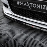 MAXTON DESIGN Frontlippe V1 passend für Audi A3 8V Limousine (eintragungsfrei)