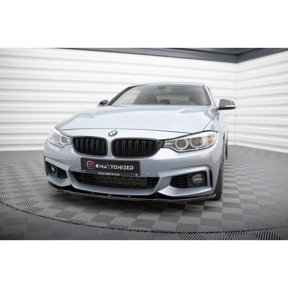 MAXTON DESIGN Frontlippe V1 passend für BMW F32 F33 F36 M-Paket (eintragungsfrei)