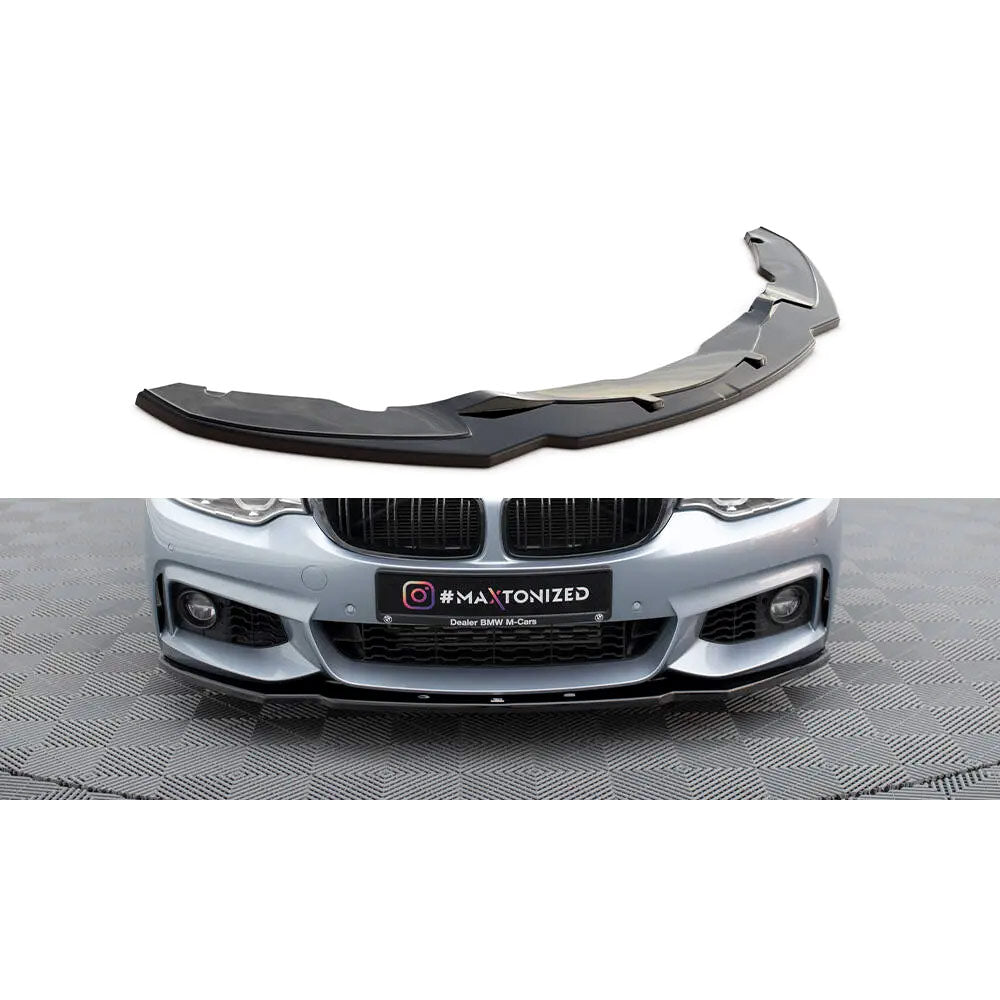 MAXTON DESIGN Frontlippe V1 passend für BMW F32 F33 F36 M-Paket (eintragungsfrei)