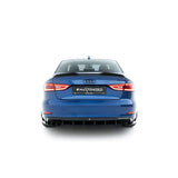 MAXTON DESIGN Heckdiffusor passend für Audi A3 Limousine 8V Doppelauspuff (eintragungsfrei)