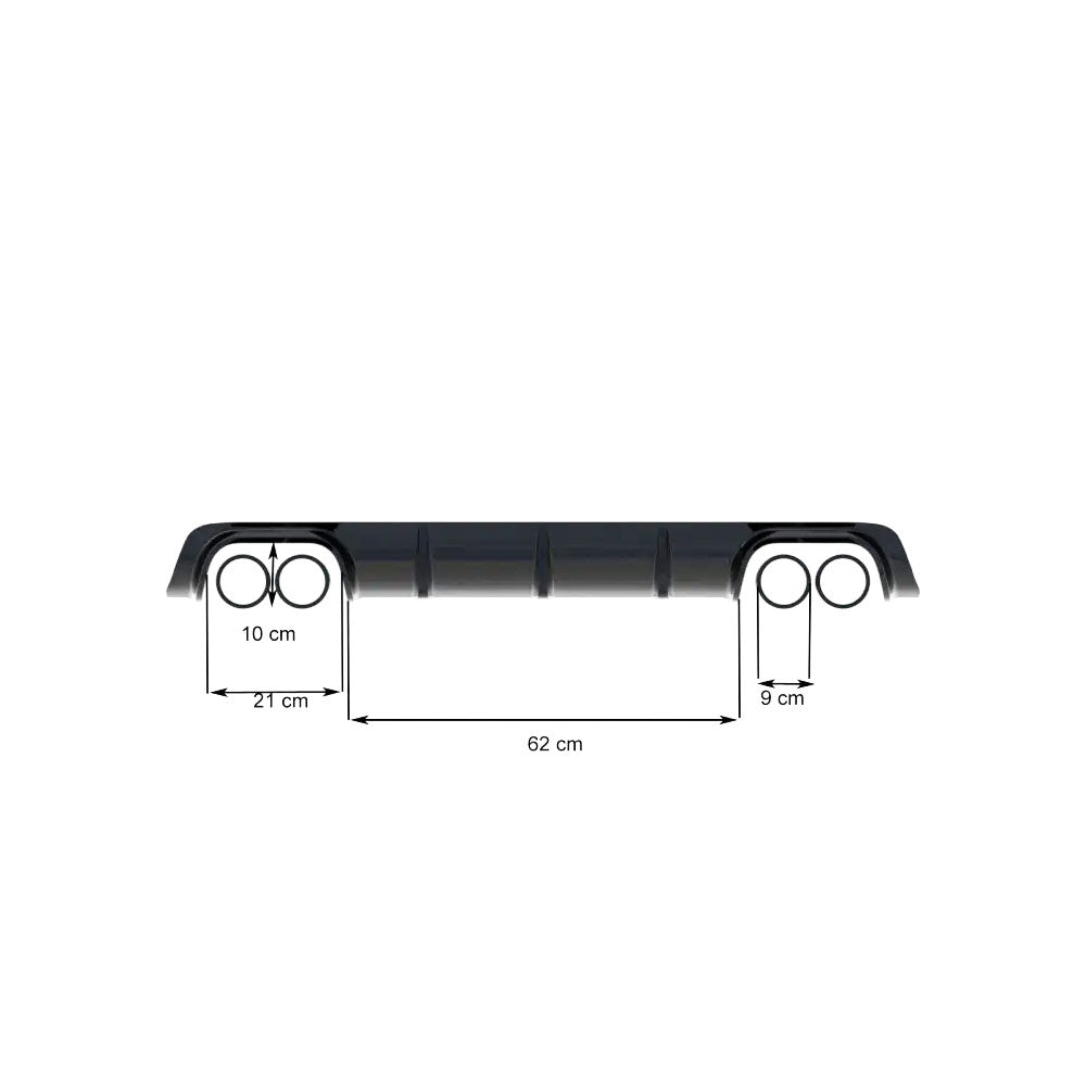MAXTON DESIGN Heckdiffusor passend für BMW E39 M-Paket / M5 (eintragungsfrei)