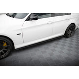MAXTON DESIGN Seitenschweller Ansatz passend für BMW E90 E91 M-Paket (eintragungsfrei)