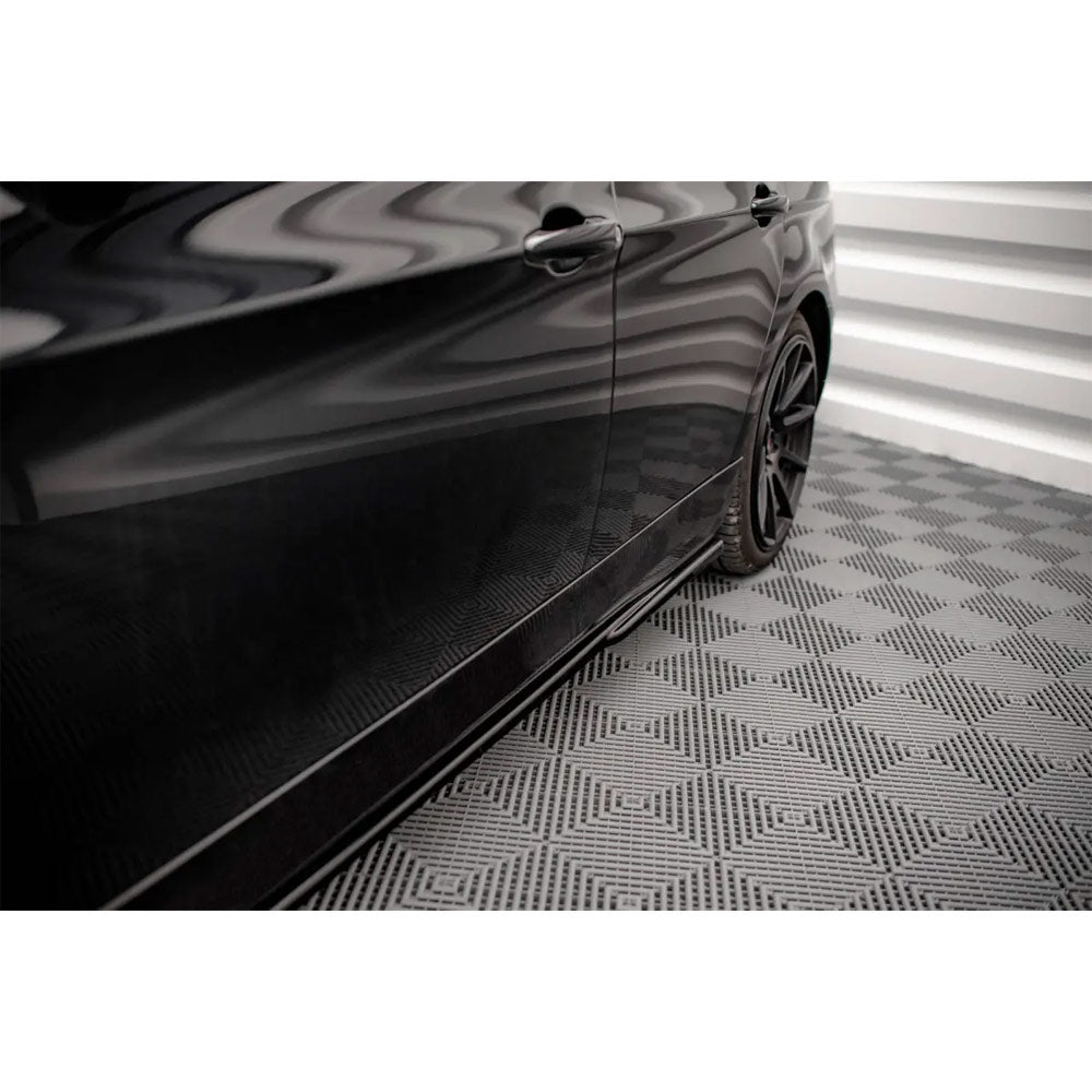 MAXTON DESIGN Seitenschweller Ansatz passend für BMW E90 (eintragungsfrei)