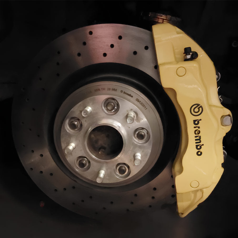 MZR GARAGE Bremssattel Adapter passend für Nissan Skyline R32 R33 R34 GTR / Silvia S13 S14 S15 / Stagea für Porsche Brembo 18Z Sattel mit 360mm Lexus ISF Bremsscheibe Vorderachse