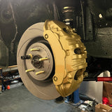MZR GARAGE Bremssattel Adapter passend für Nissan Skyline R32 R33 R34 GTR / Silvia S13 S14 S15 / Stagea für Porsche Brembo 7PP Sattel mit 380mm Lexus RCF Bremsscheibe Vorderachse