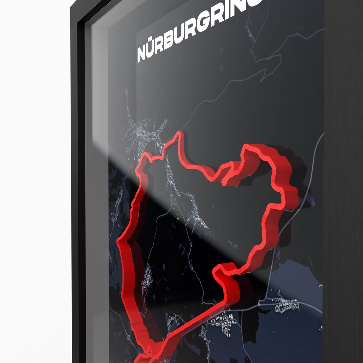 AP10 Nürburgring® 3D Poster (gerahmt)