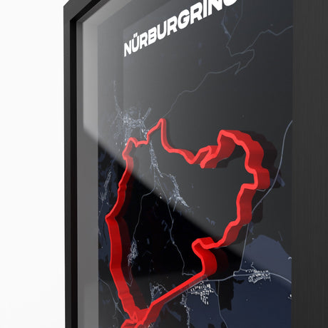 AP10 Nürburgring® 3D Poster (gerahmt)
