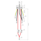 NUKE PERFORMANCE Kabelsatz Kraftstoffpumpe Dual Fuel Pump 30A