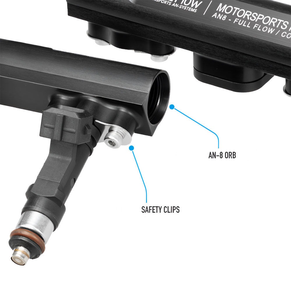 NUKE PERFORMANCE Fuel Rail Motorsport Kraftstoffverteiler passend für Porsche 964 / 993