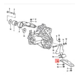 EPYTEC Lagerbock Getriebehalter hinten passend für VW Golf 1 Caddy Scirocco 02J 02A DQ250 CDA 02M 02Q