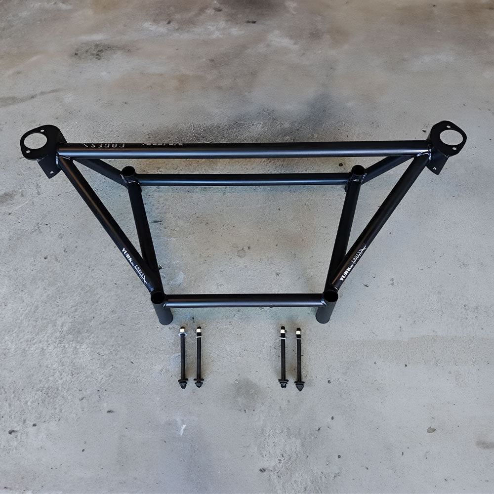YURKAN CAGES Domstrebe Hinterachsverstärkung BMW E46 Coupe / Limo / Touring / Compact (4 Punkt, 1-teilig) - PARTS33 GmbH