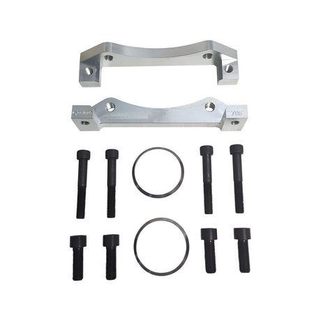 EPYTEC Bremssattel Adapter passend für Ford Focus RS MK2 für 8 - Kolben Audi RS4 Sattel mit 370x32mm TTRS Bremsscheibe Vorderachse - PARTS33 GmbH