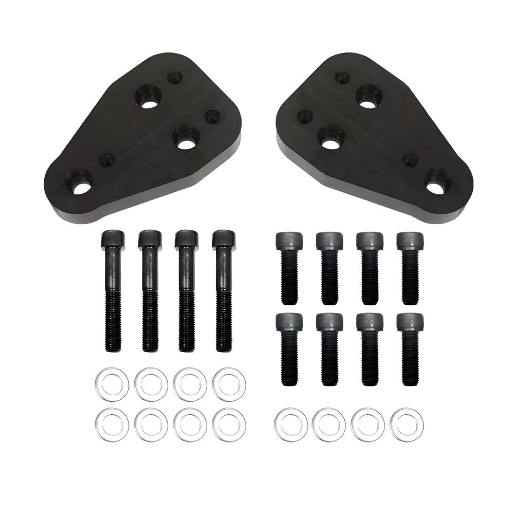 EPYTEC Achsversatzplatten passend für VW Passat 3BG / Audi A6 4B / Skoda Superb Hinterachse