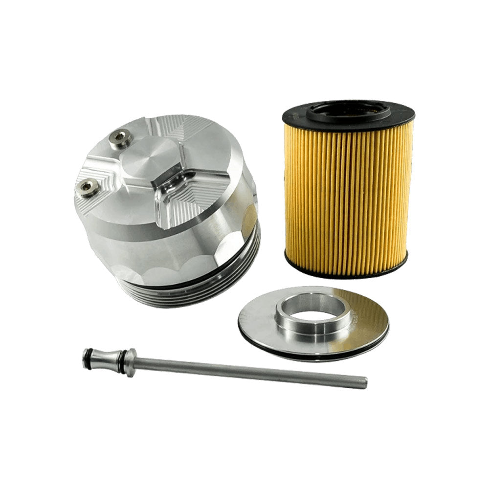 PMC MOTORSPORT oil filter cover suitable for BMW M52 M54 (3 sensor connections)