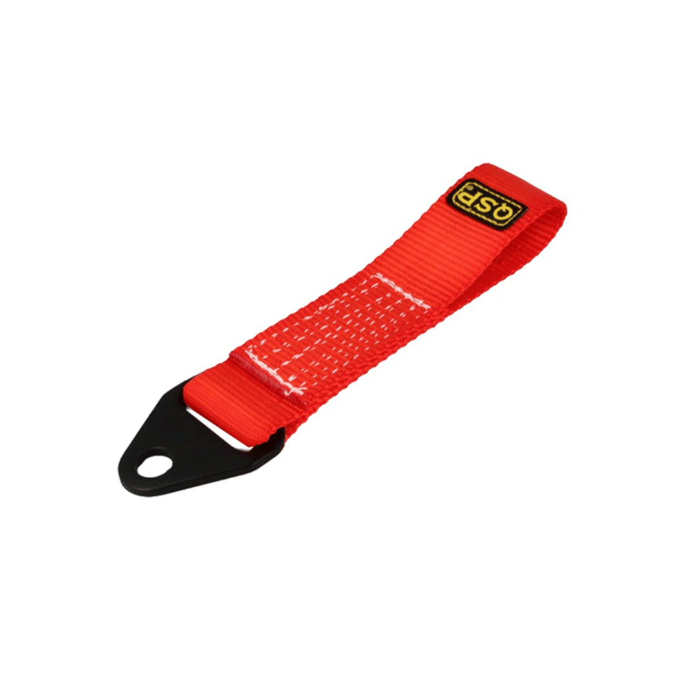 QSP towing loop extra strong 20 cm red (FIA)