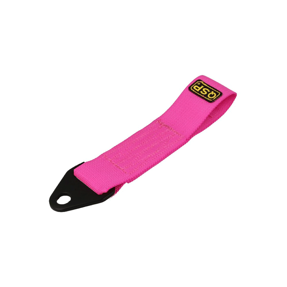 QSP towing loop extra strong 20 cm pink (FIA)