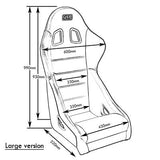 QSP Rennsitz Club Stoff Schwarz - PARTS33 GmbH