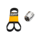 RTMG PERFORMANCE Kompressor Riemenscheibe 65mm passend für Mercedes-Benz M271 1.8l (Aluminium)