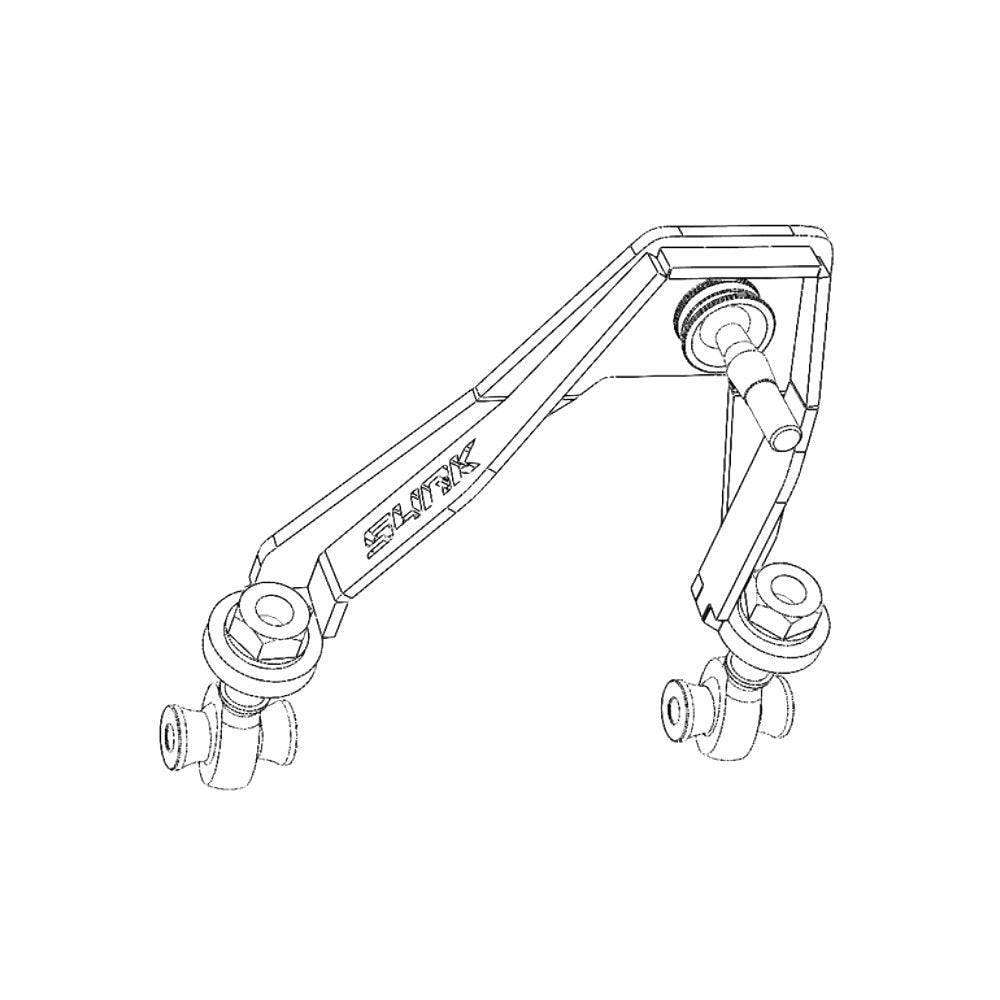 S4RK ENGINEERING Querlenker Camber Arms passend für Lexus IS MK2 Vorderachse oben einstellbar Set Uniball (Stahl)