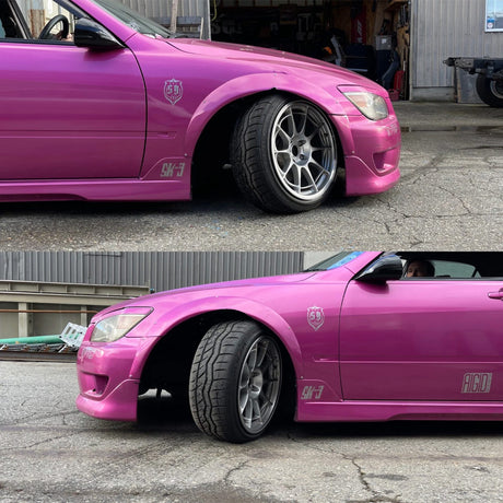 SERIALNINE AK49 Drift Achsschenkel passend für Lexus IS300 / Toyota Mark II / Chaser / Cresta / Verossa / Crown (Aluminium)