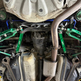 SERIALNINE Hinterachsträger Verstärkung Subframe Brace passend für Lexus IS300 / Toyota Altezza / Mark II / Chaser / Cresta / Crown / Aristo / Celsior (Aluminium)