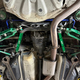 SERIALNINE Hinterachsträger Verstärkung Subframe Brace passend für Lexus IS300 / Toyota Altezza / Mark II / Chaser / Cresta / Crown / Aristo / Celsior (Aluminium)