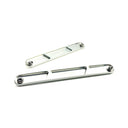 SERIALNINE Hinterachsträger Verstärkung Subframe Brace passend für Lexus IS300 / Toyota Altezza / Mark II / Chaser / Cresta / Crown / Aristo / Celsior (Aluminium)