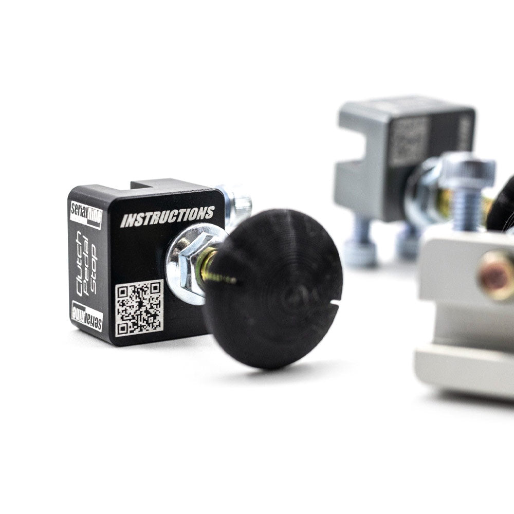 SERIALNINE Kupplungspedalanschlag passend für Kupplungspedale bis 7,5 mm einstellbar (Aluminium)