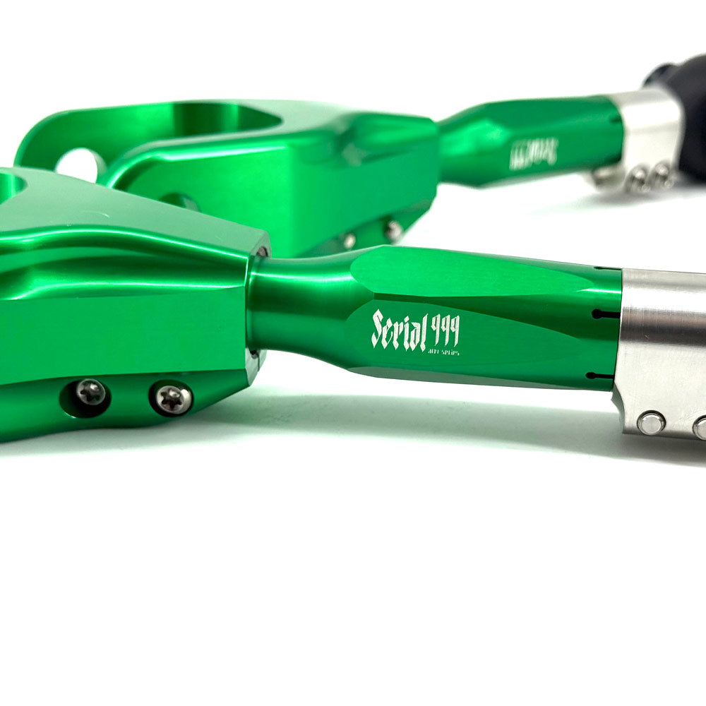 SERIALNINE Querlenker Camber Arms V1 passend für Lexus IS F / IS350 / GS350 / IS250 / GS430 / Toyota Crown / Mark X XE20 S190 Hinterachse oben einstellbar Uniball (Aluminium)