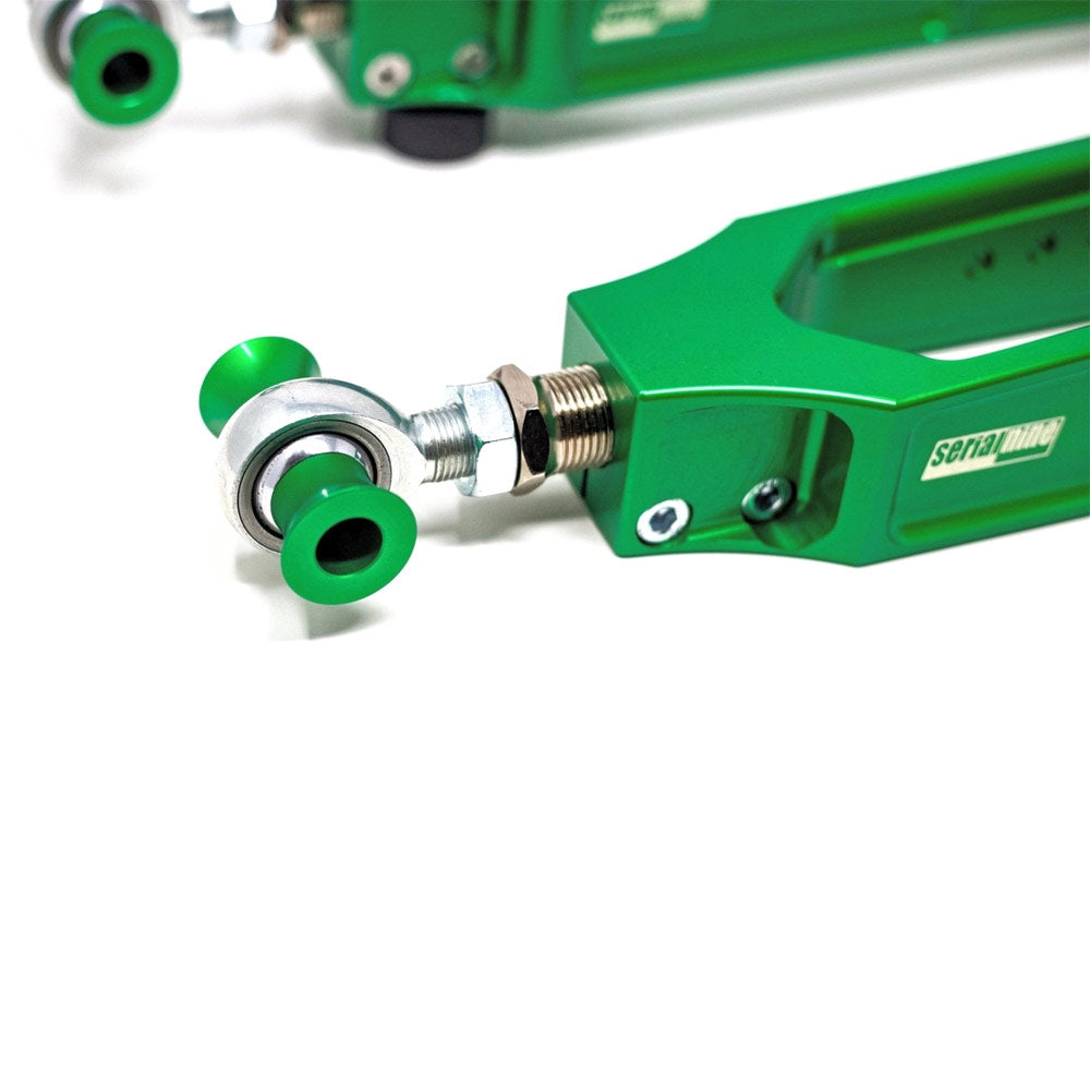 SERIALNINE Querlenker Camber Arms passend für Lexus IS300 / GS300 / Toyota Verossa / Mark II / Crown SXE10 / JZS161 JZX110 Hinterachse unten einstellbar Uniball (Aluminium)