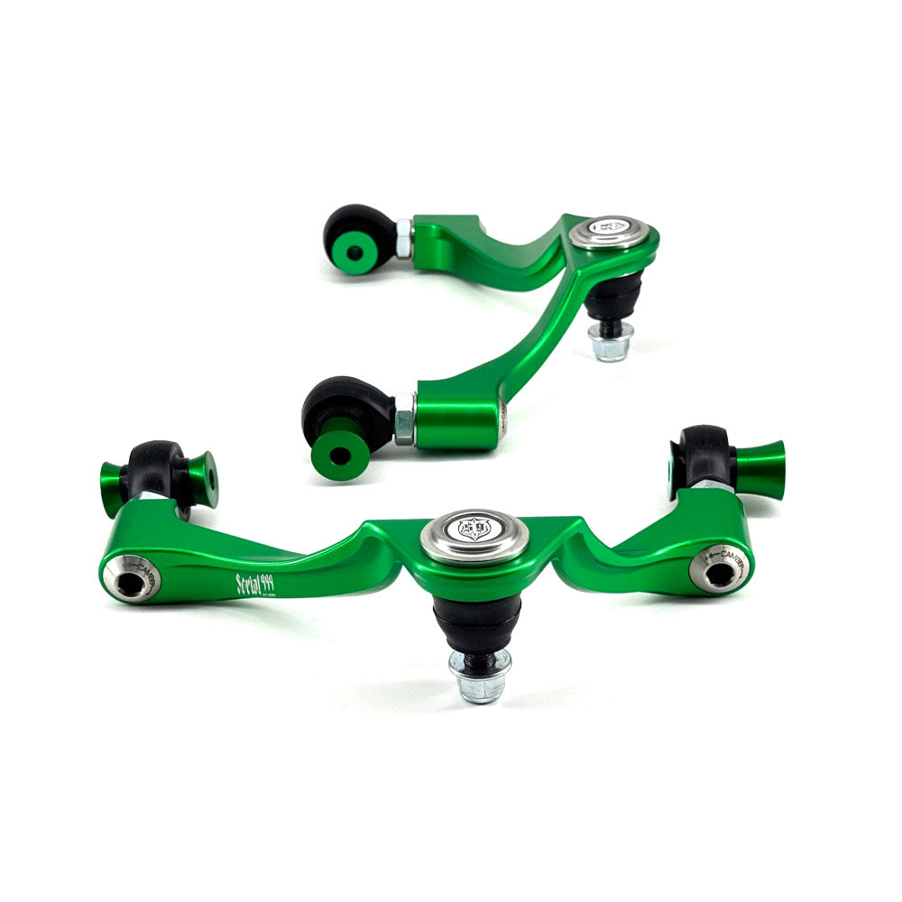 SERIALNINE Querlenker passend für Lexus GS300 / GS400 / GS430 / Toyota Aristo JZS147 JZS161 Vorderachse oben einstellbar Uniball (Aluminium)