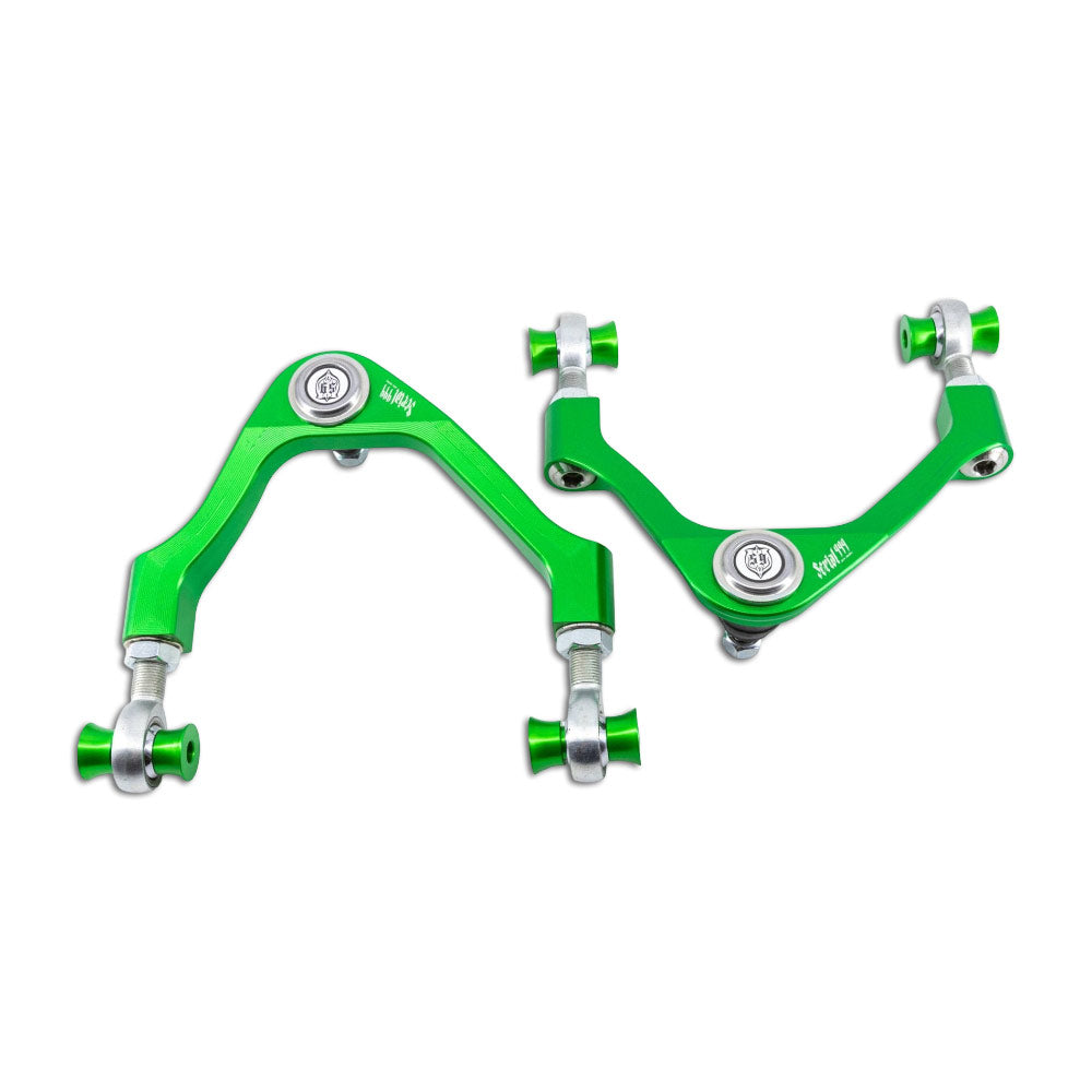SERIALNINE Querlenker passend für Lexus IS300 / Altezza / Verossa / Toyota Crown SXE10 / JZX110 JZS171 Vorderachse oben einstellbar Uniball (Aluminium)