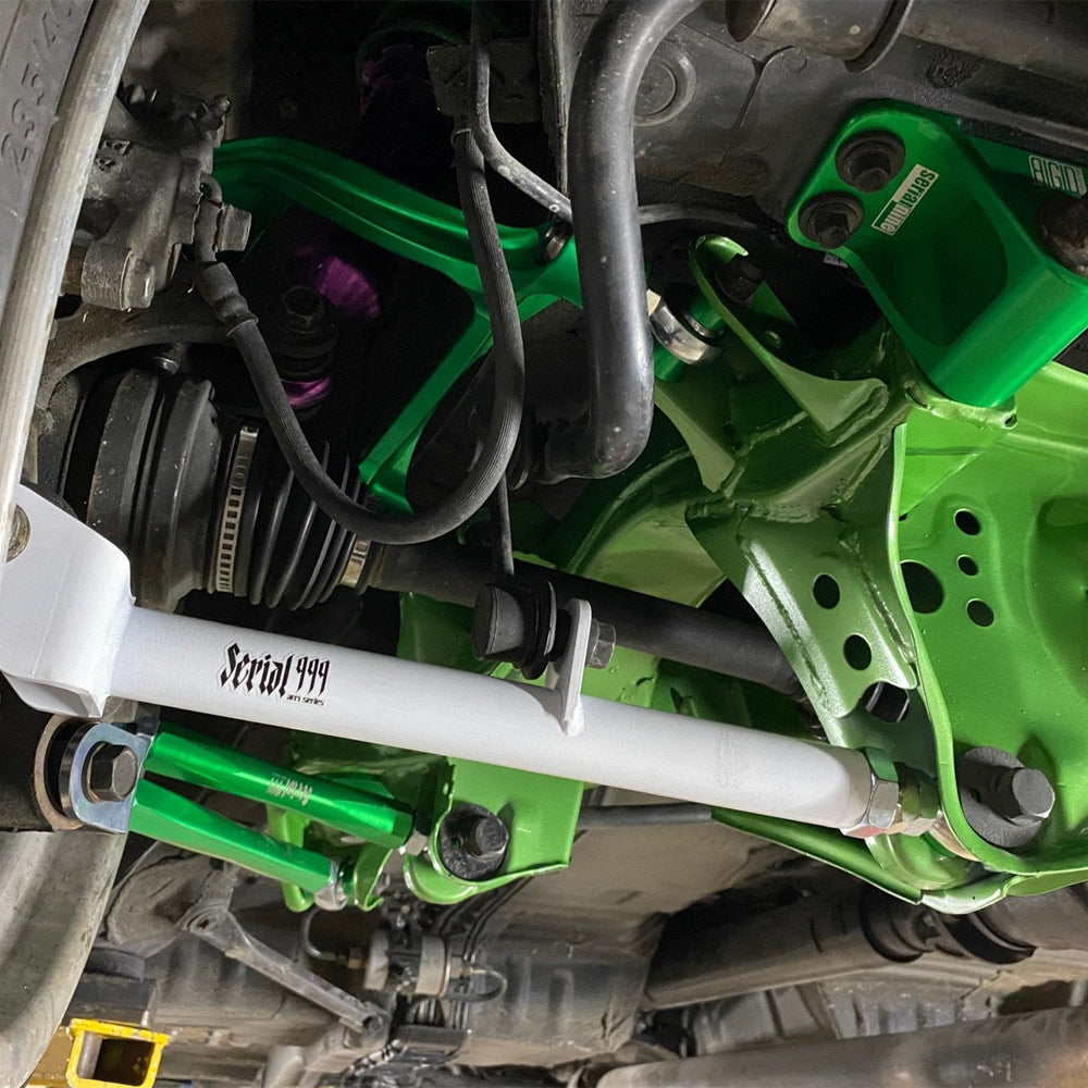 SERIALNINE Querlenker passend für Toyota Cressida / Chaser / Mark II / Cresta MX83 / JZX81 GX81 Hinterachse oben einstellbar Uniball (Aluminium)