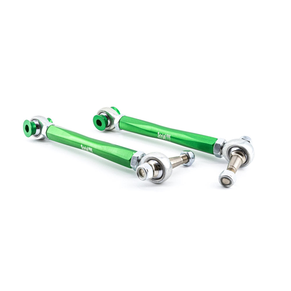 SERIALNINE Querlenker Spurstangen passend für Lexus GS300 / Toyota Aristo JZS147 Hinterachse einstellbar Uniball (Aluminium)