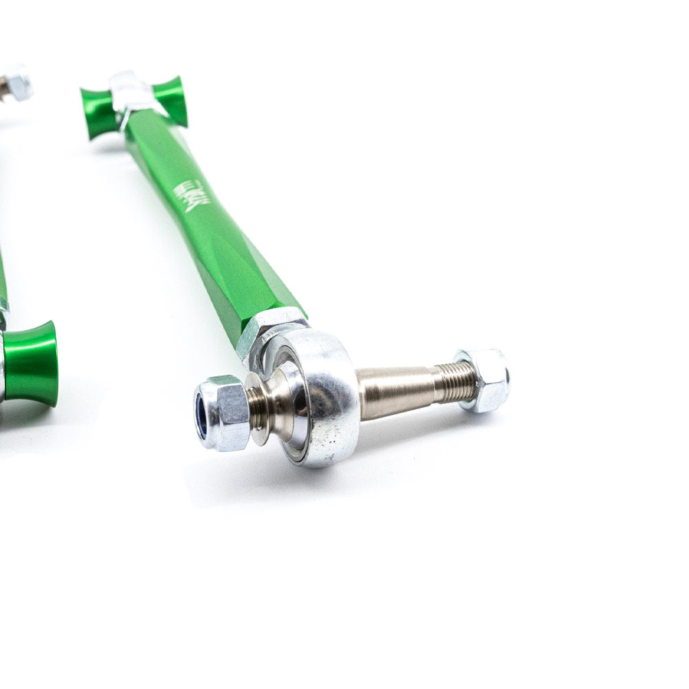 SERIALNINE Querlenker Spurstangen passend für Toyota SC300 / SC400 / Soarer JZZ30 Hinterachse einstellbar Uniball (Aluminium)