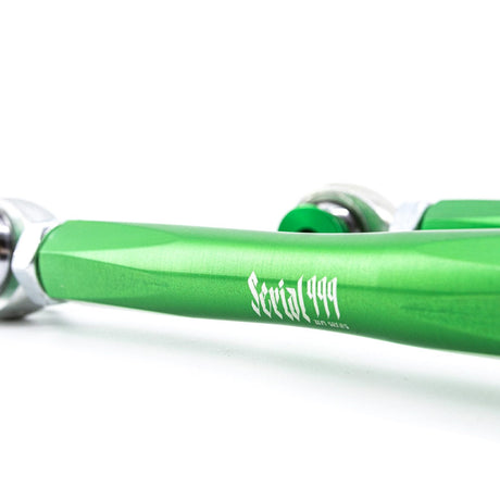 SERIALNINE Querlenker Spurstangen passend für Toyota Supra JZA80 Hinterachse einstellbar Uniball (Aluminium)