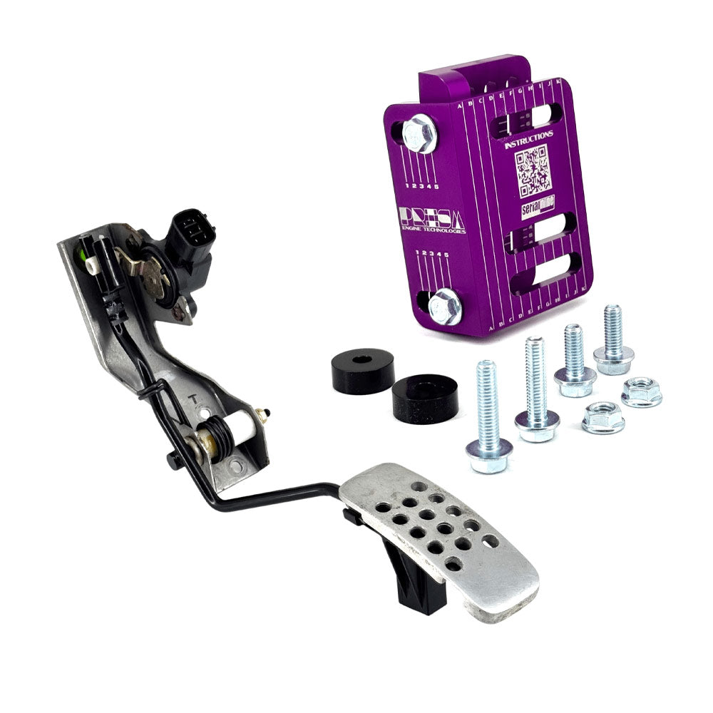 SERIALNINE Universal Pedal Adapter passend für elektronische Gaspedale / Drive-by-Wire einstellbar (Aluminium)