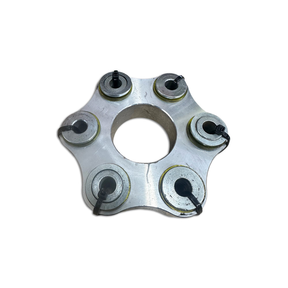 SILVERPROJECT Hardyscheibe Flex Disc LK105 M12 passend für BMW (Aluminium/PU 95 ShA) - Einbauspuren (2. Wahl)