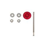 SLIDE Bumper Schnellverschluss Stossstangenbefestigung Quick Release rot Universal (Aluminium/Stahl)