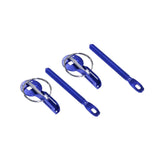 SLIDE Haubenhalter Hood Pin Verschluss Set blau (Aluminium)