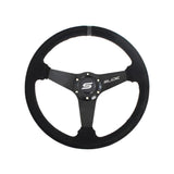 SLIDE Kaido Race XS Sportlenkrad Wildleder schwarz (flach geschüsselt)