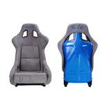 SLIDE KS2 Rennsitz Wildleder grau / blau Glanz