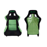 SLIDE KS2 Rennsitz Wildleder grün-schwarz / grün Glanz