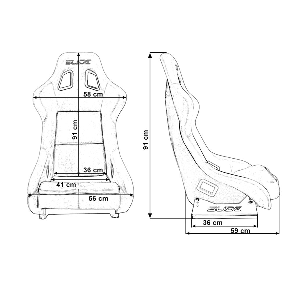 SLIDE KS2 Rennsitz Wildleder hellgrau / pink Glanz