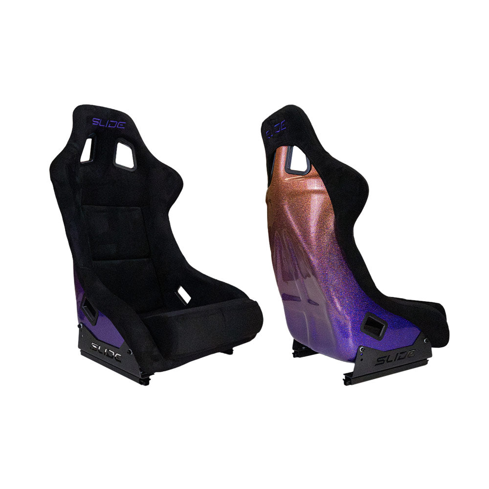 SLIDE KS2 Rennsitz Wildleder schwarz / Gradient Glanz