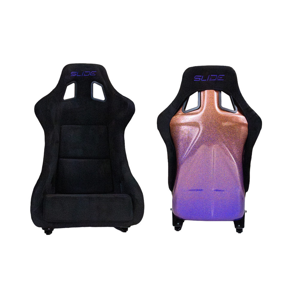 SLIDE KS2 Rennsitz Wildleder schwarz / Gradient Glanz